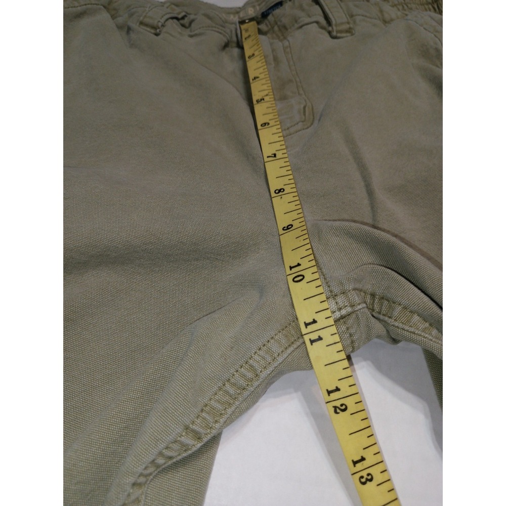 American Eagle Cargo Pants Womens 16 Tan Stretch Utility Casual Wide Leg - Picture 6 of 13